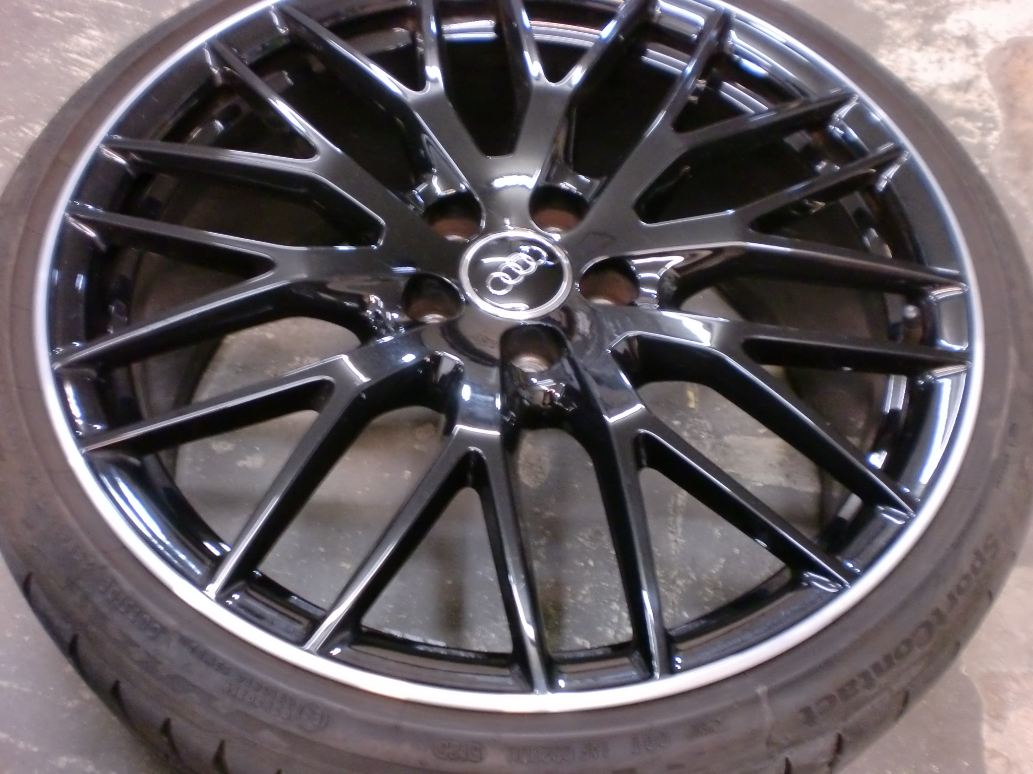 調布市　ポリッシュホイール傷修理