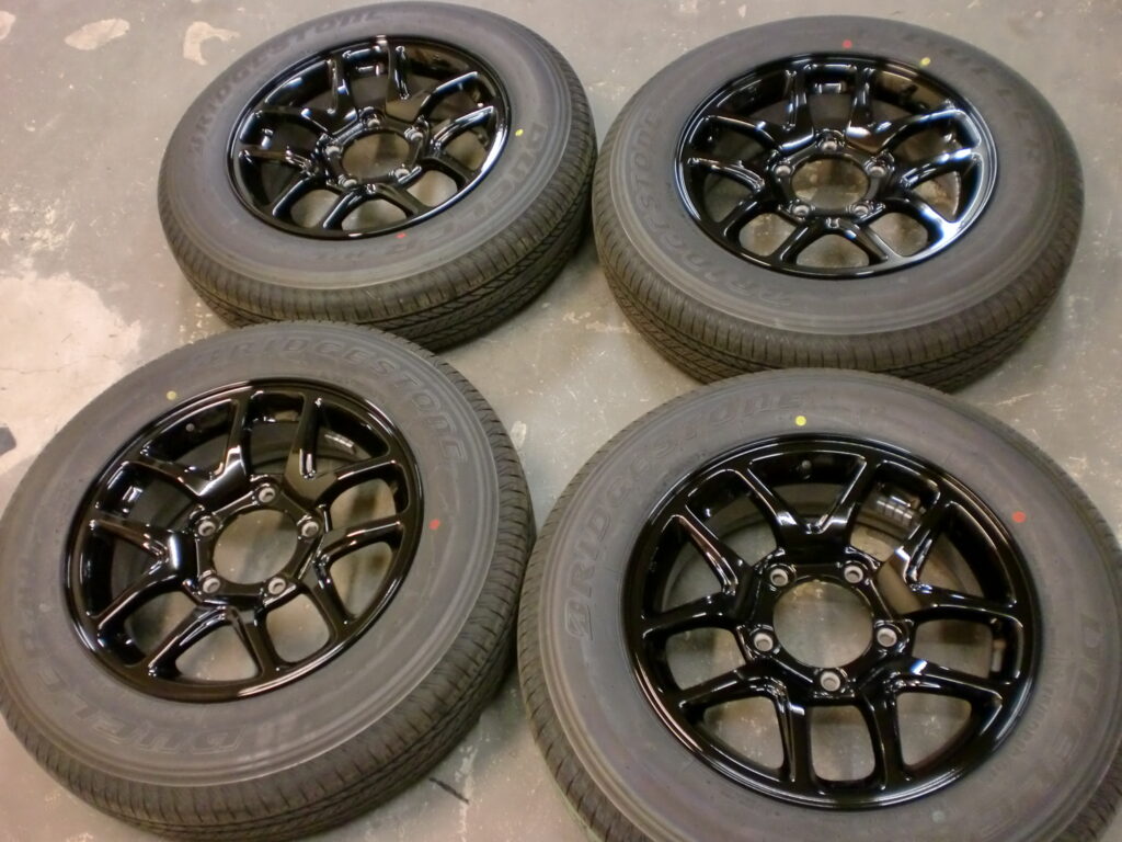 あきる野市 ホイールカラーチェンジ