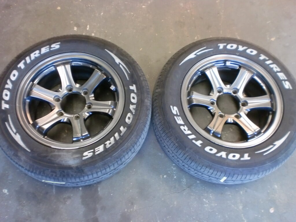 八王子市 ハイパーシルバーホイール傷修理