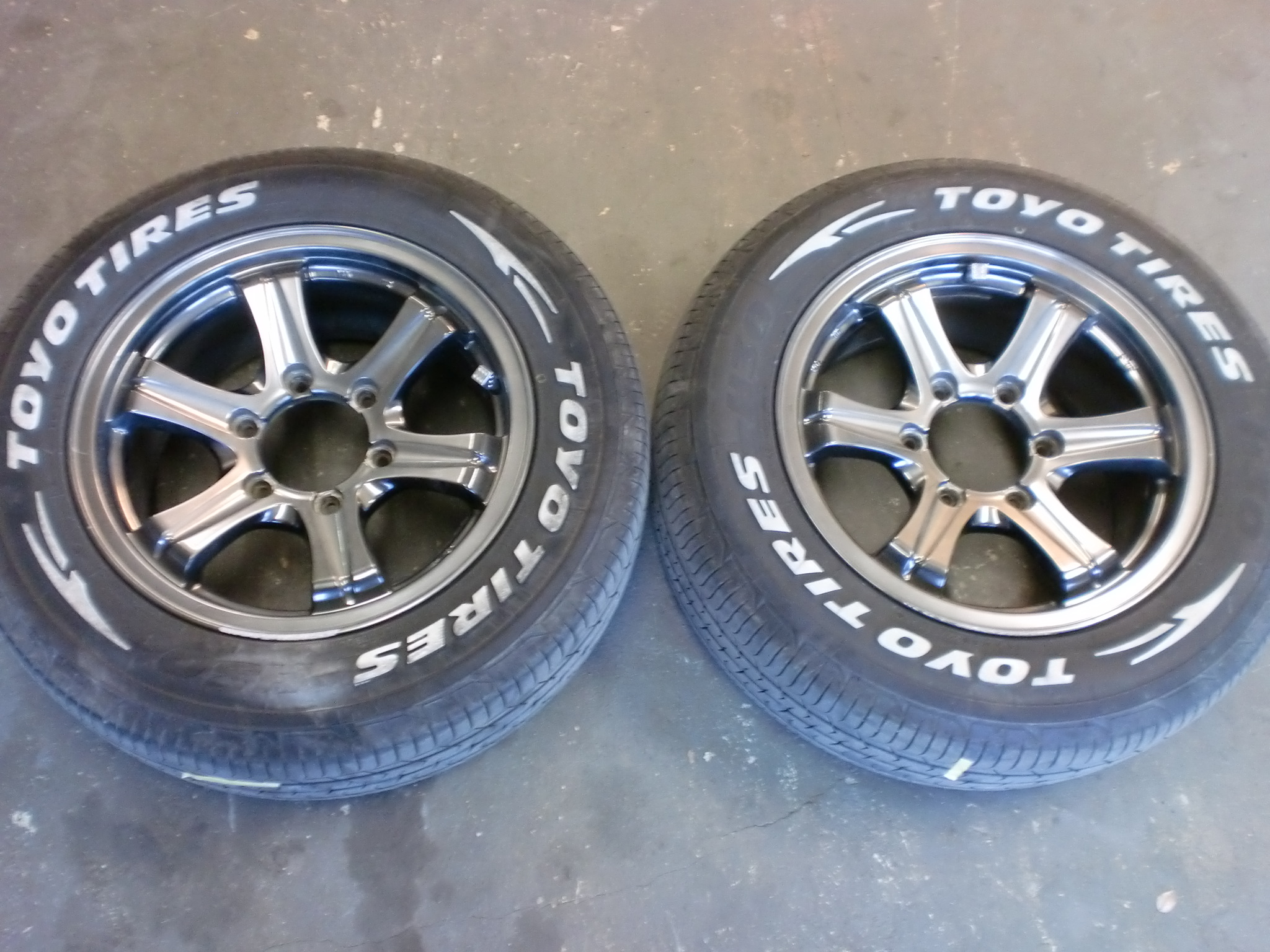 八王子市　ハイパーシルバーホイール傷修理