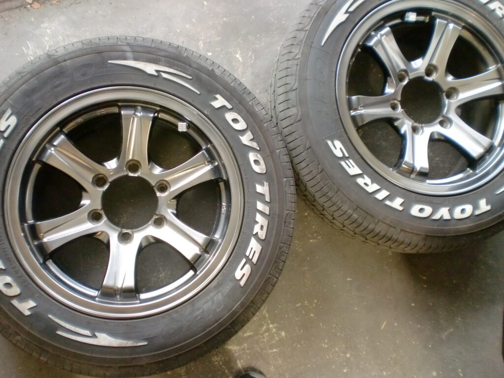 八王子市 ハイパーシルバーホイール傷修理