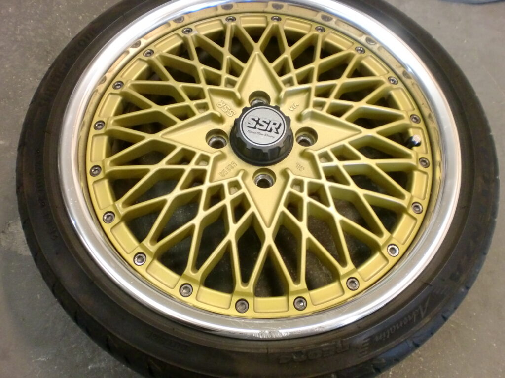 昭島市 SSRアルマイトリムホイール傷修理