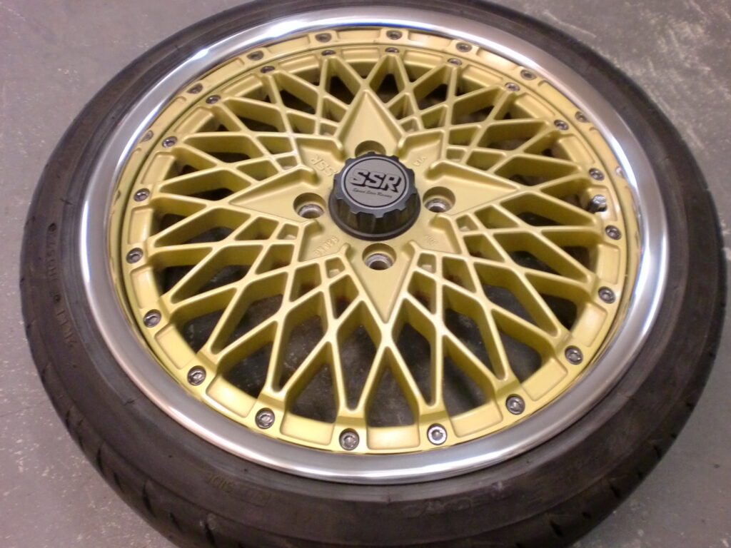 昭島市 SSRアルマイトリムホイール傷修理