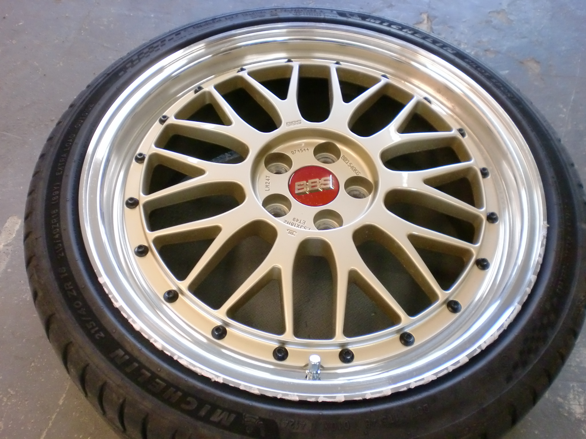 青梅市　BBSポリッシュホイール傷修理