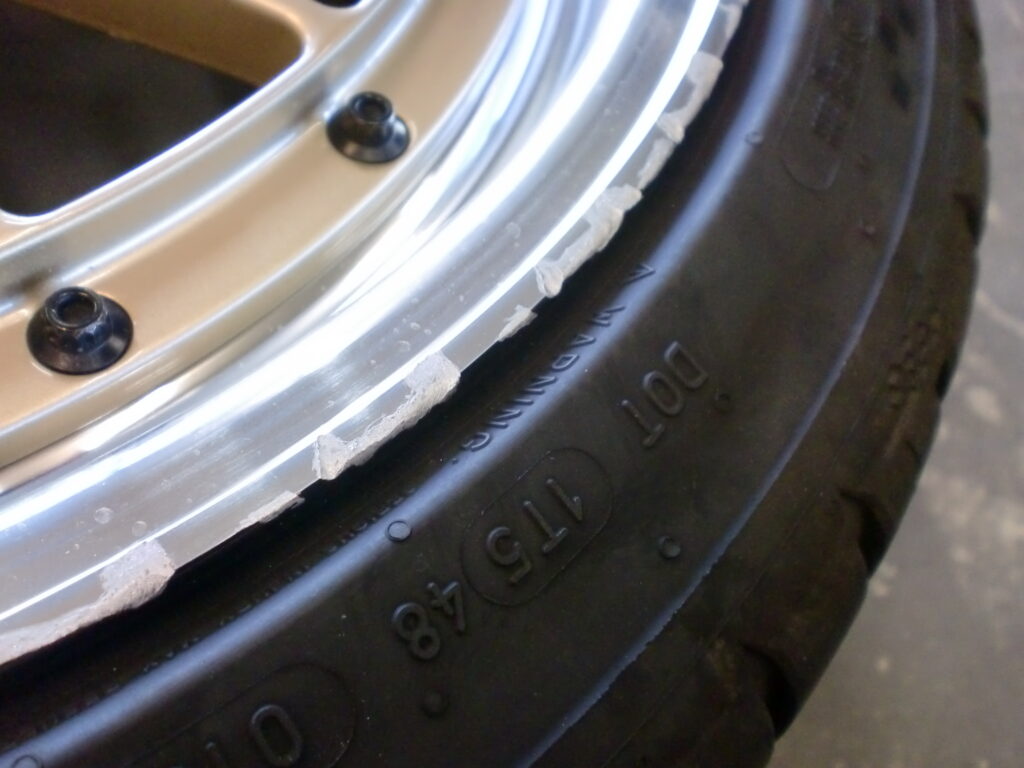 青梅市　BBSポリッシュホイール傷修理