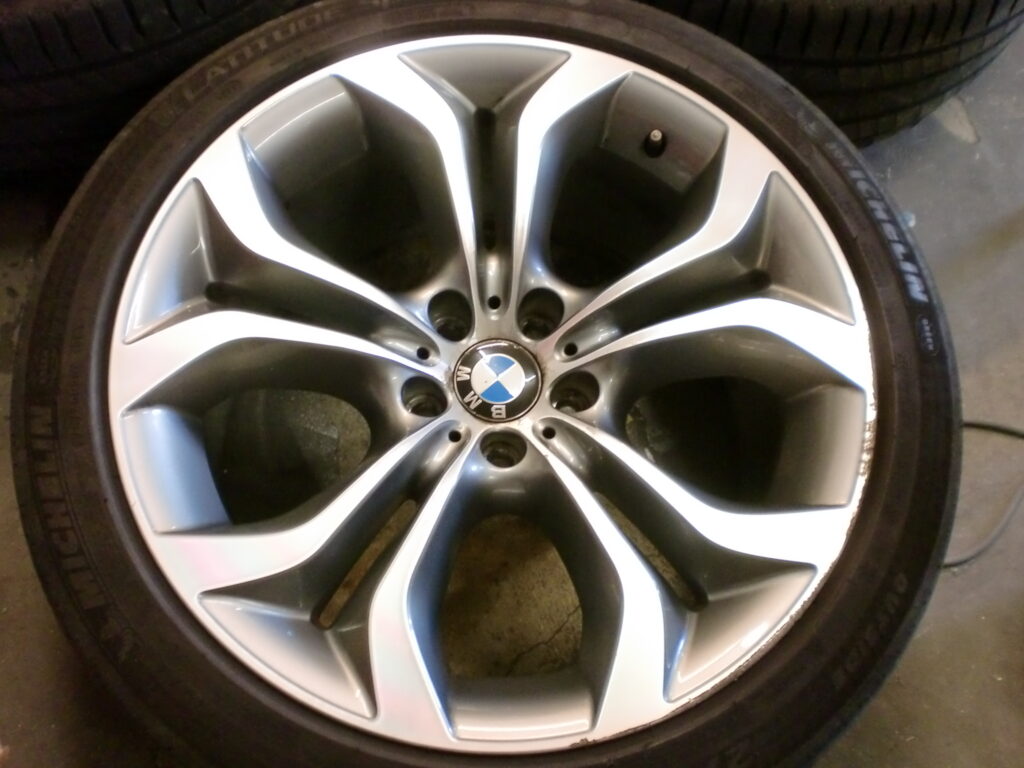 多摩市 ホイールマットブラックカラーチェンジ