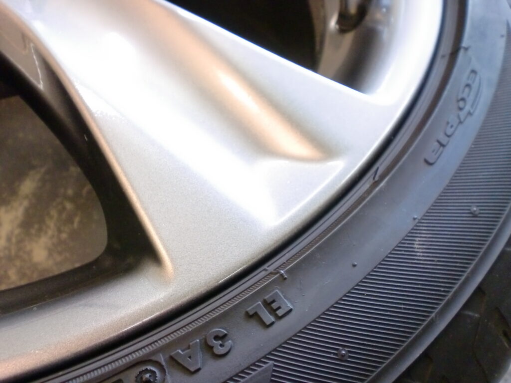 羽村市　ハイパーシルバーホイール傷修理