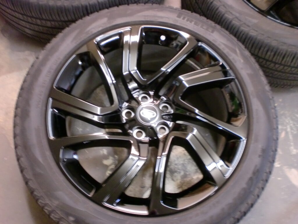 杉並区　ホイールブラック塗装カラーチェンジ