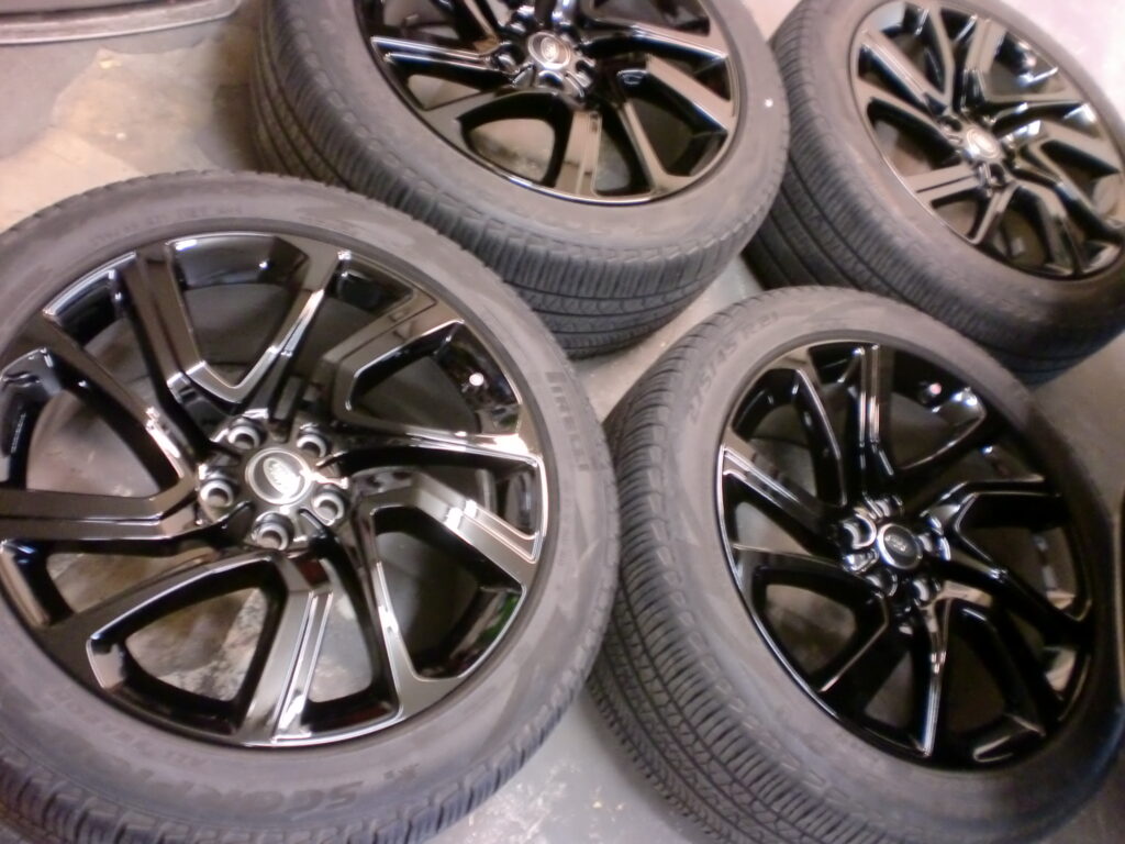 杉並区　ホイールブラック塗装カラーチェンジ