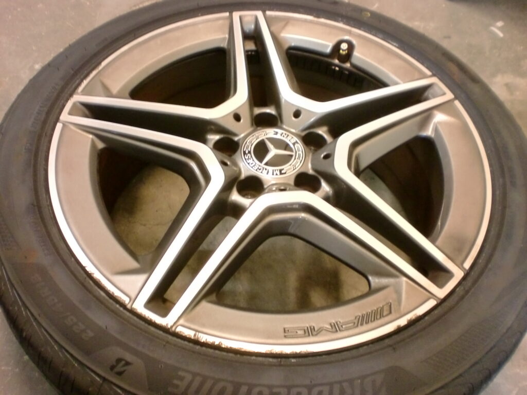 国分寺市のお客様　ポリッシュホイール傷