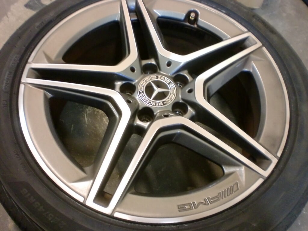 国分寺市のお客様　ポリッシュホイール傷