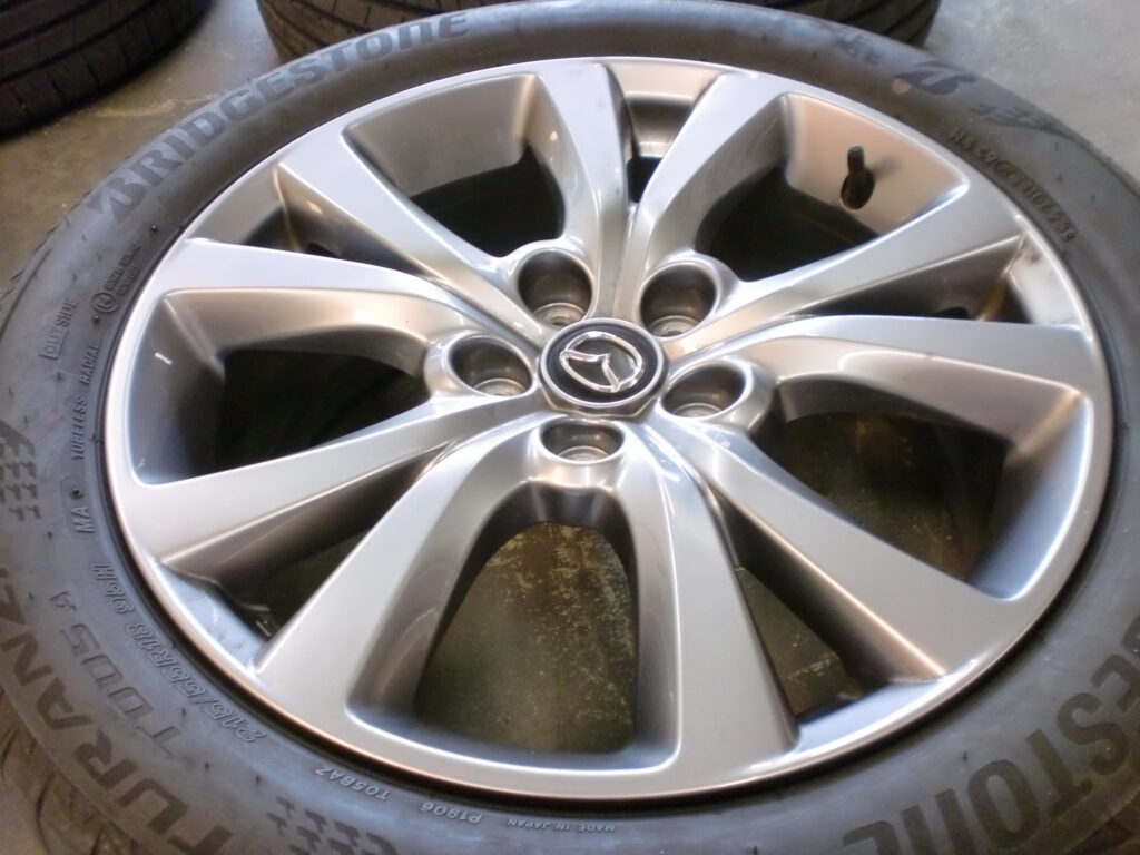 あきる野市　ホイールブラック塗装カラーチェンジ