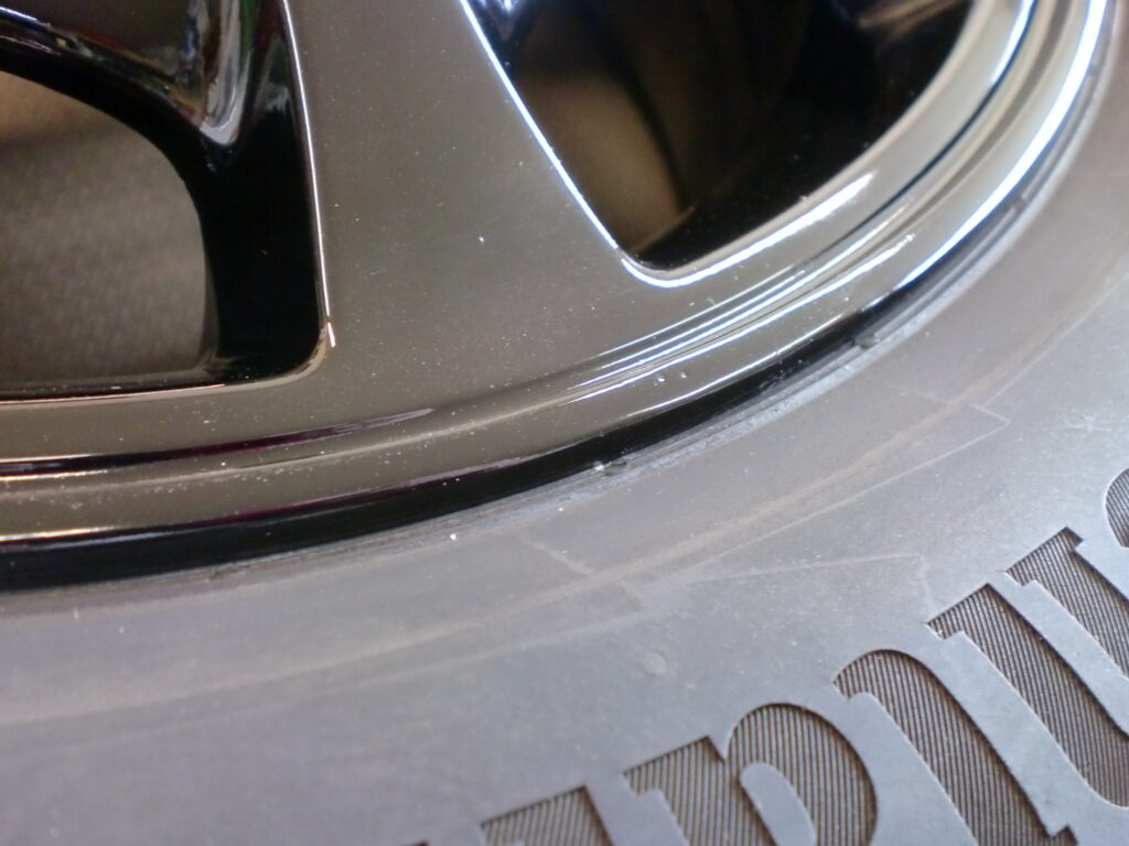 あきる野市　ホイールカラーチェンジブラック塗装