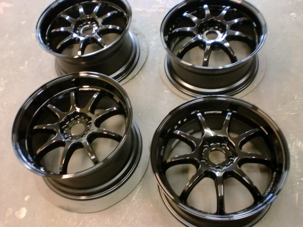 府中市　ホイールマットブラックカラーチェンジ