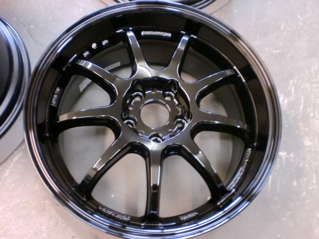 府中市　ホイールマットブラックカラーチェンジ
