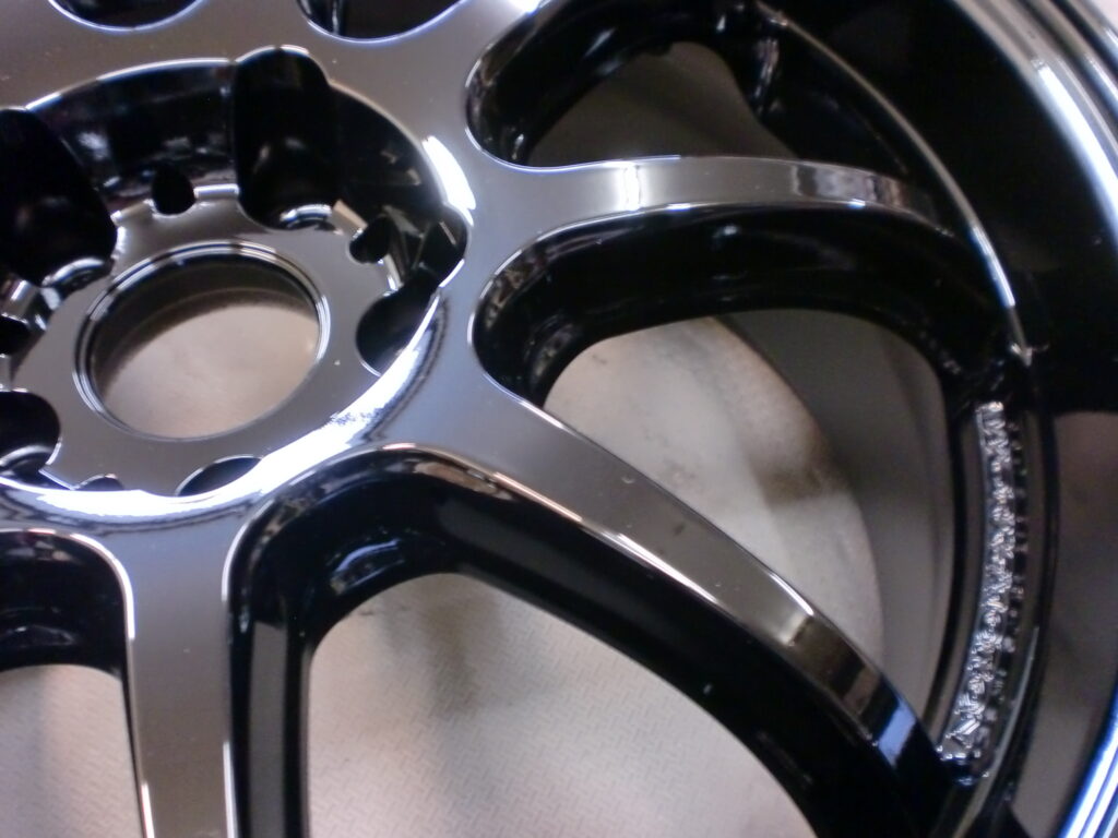 府中市　ホイールマットブラックカラーチェンジ