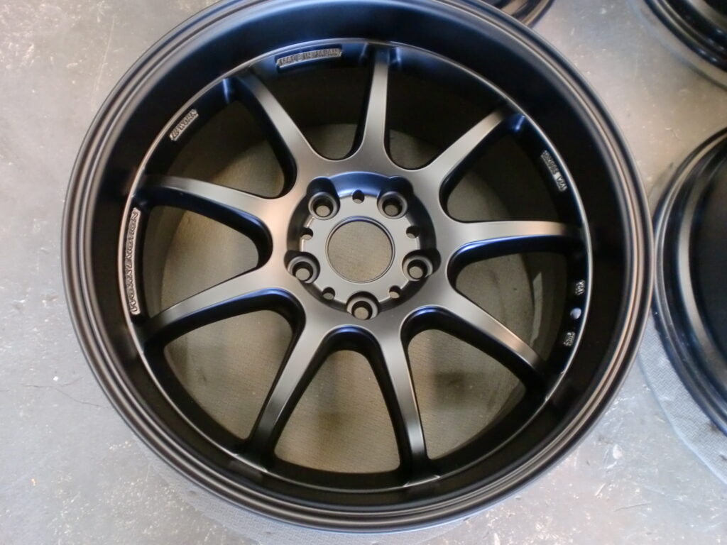 府中市　ホイールマットブラックカラーチェンジ