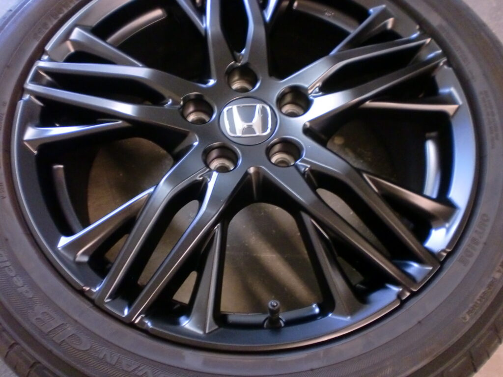 昭島市　マットブラックホイール傷修理