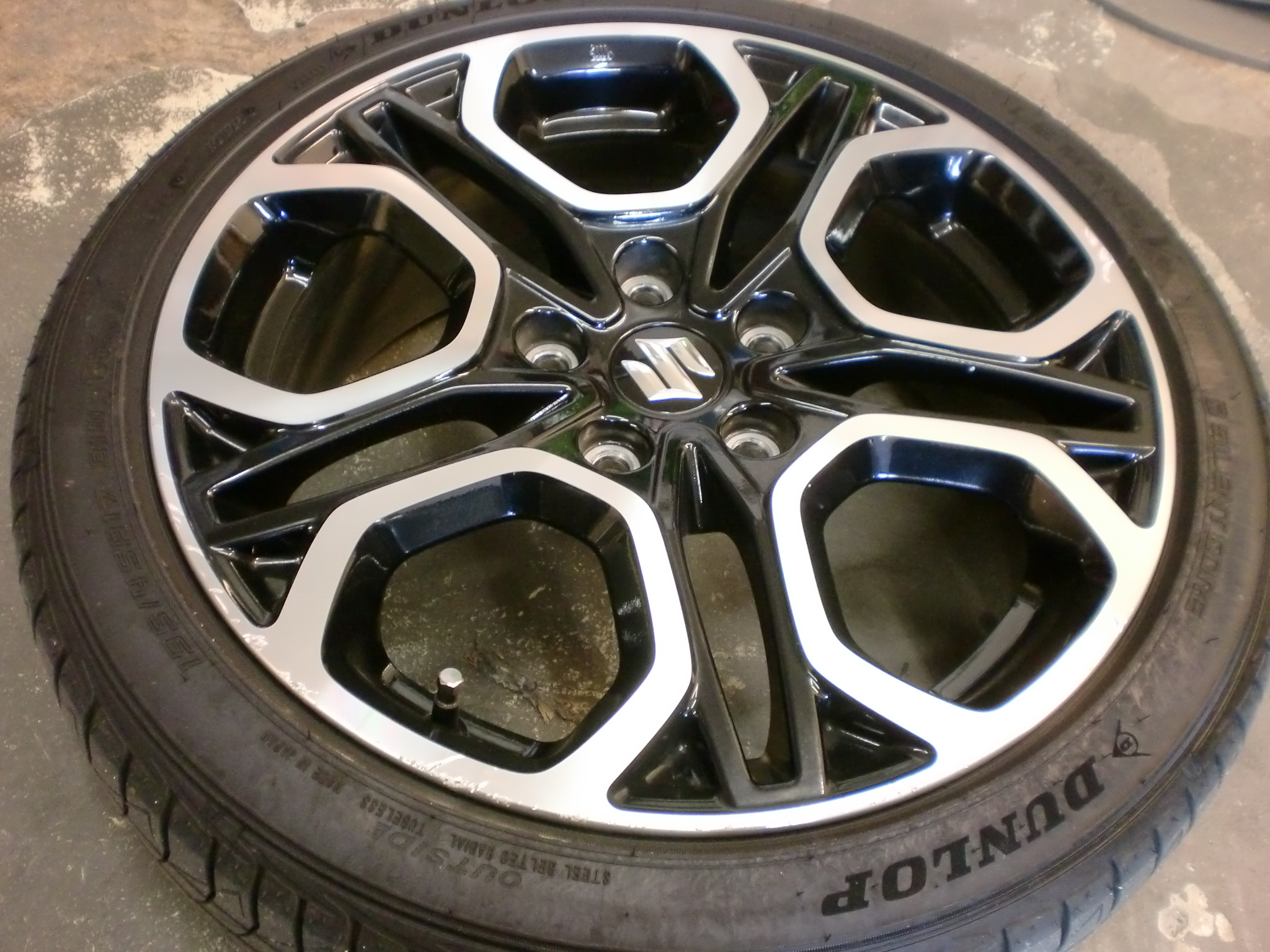 府中市　ポリッシュホイール傷修理